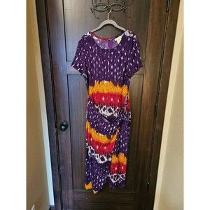 EUC Vintage Women's USA Authentics  Anthony Mark Hankins Wrap Dress Size Large